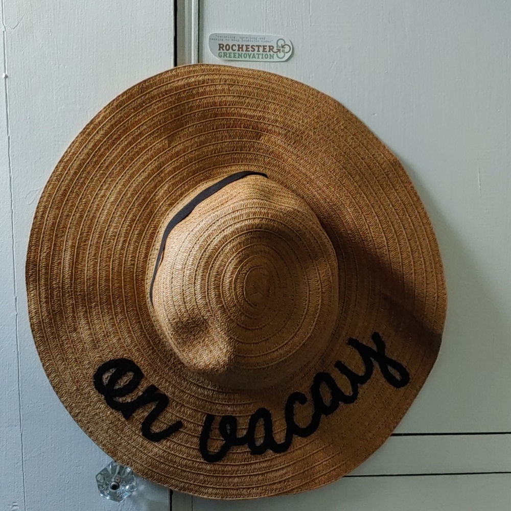 "On Vacay"  Accessory Depot Floppy Sun Hat